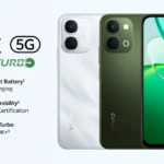 vivo T5x 5G स्मार्टफोन डिजाइन