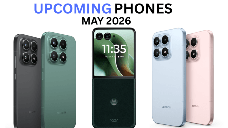 Upcoming smartphones May 2026 India featuring Moto Razr 70 Ultra and Xiaomi 17T series