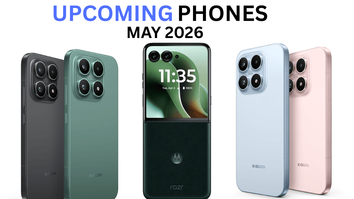Upcoming smartphones May 2026 India featuring Moto Razr 70 Ultra and Xiaomi 17T series