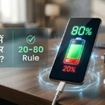 Smartphone battery charging 20-80 rule and myths in Hindi