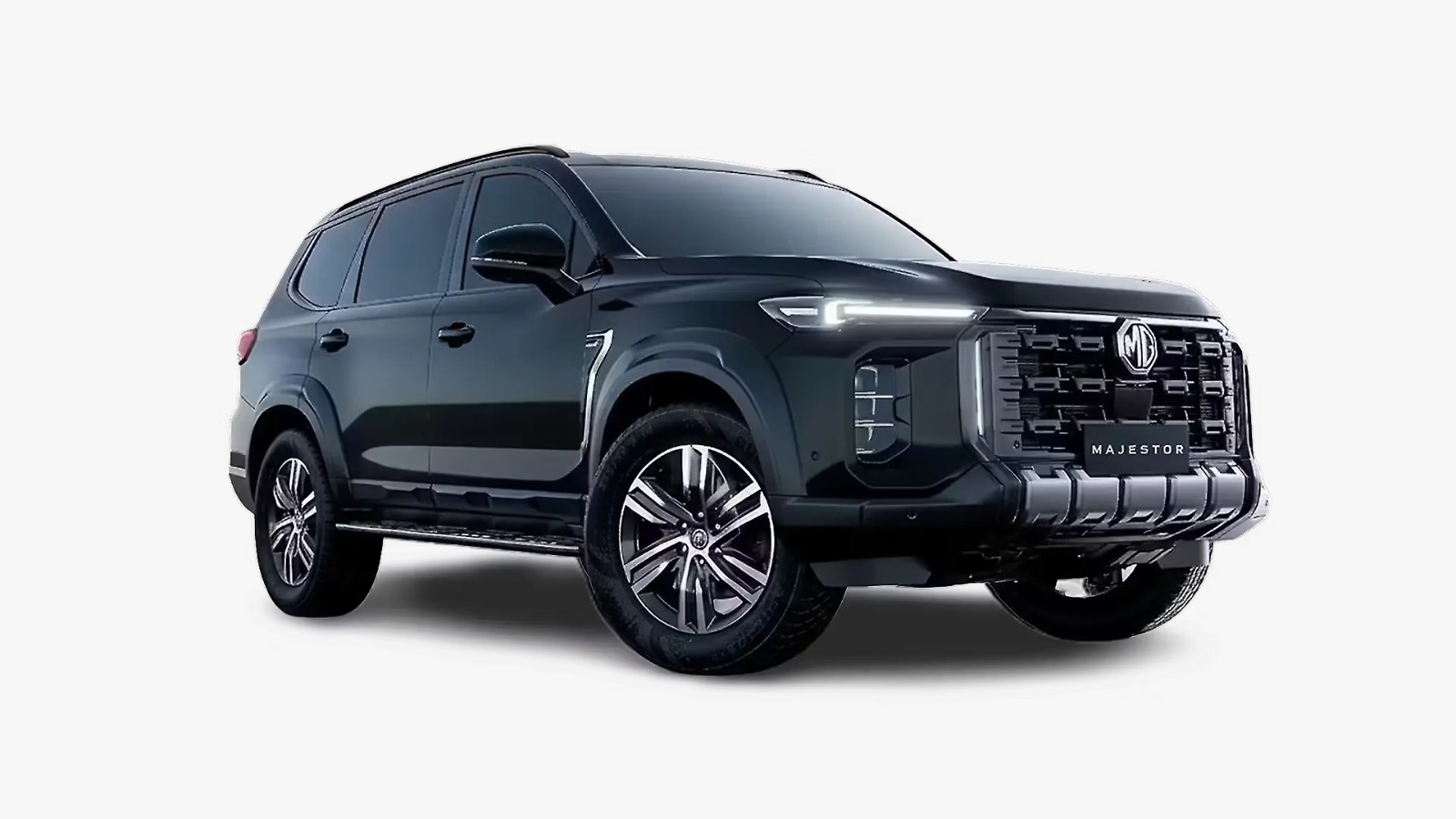 MG Majestor 2026 SUV का फ्रंट लुक, LED हेडलाइट्स, प्रीमियम डिजाइन और आधुनिक फीचर्स के साथ नई फुल-साइज SUV