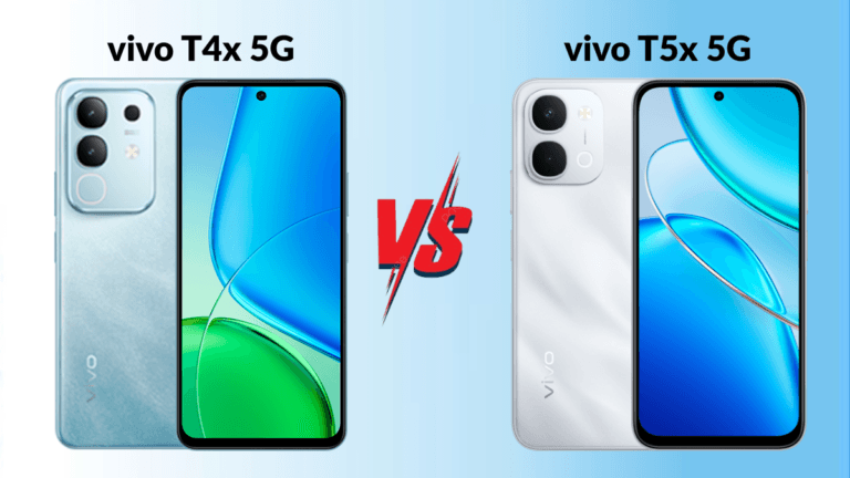 Vivo T4x 5G vs Vivo T5x 5G तुलना, डिजाइन और लुक कंपेरिजन