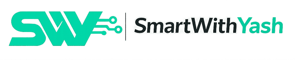 SmartWithYash official logo for tech news mobile reviews gadgets and online tools